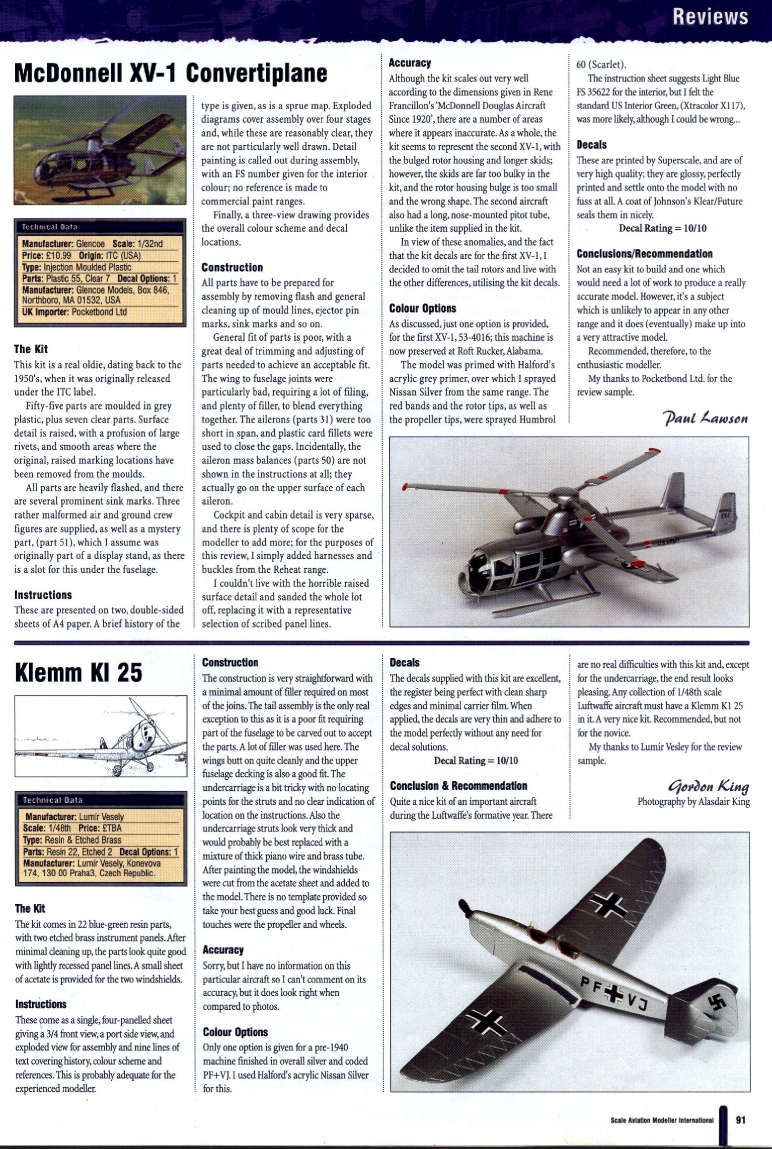 Scale Aviation Modeller International 1999-02